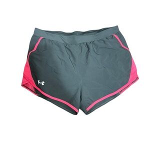 Under Armour Women's Athletic Shorts in Gray and Pink